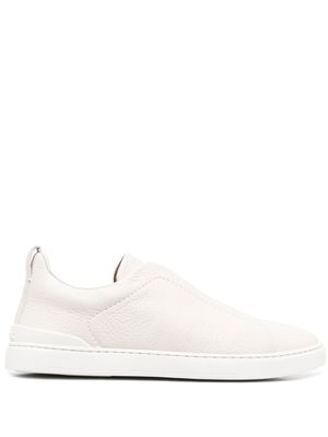 Zegna baskets Triple Stitch - Tons neutres