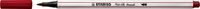 Brushstift STABILO Pen 568/50 donkerrood