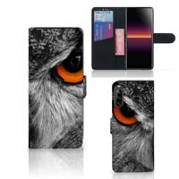 Sony Xperia L4 | Telefoonhoesje | Met pasjeshouder | Uil