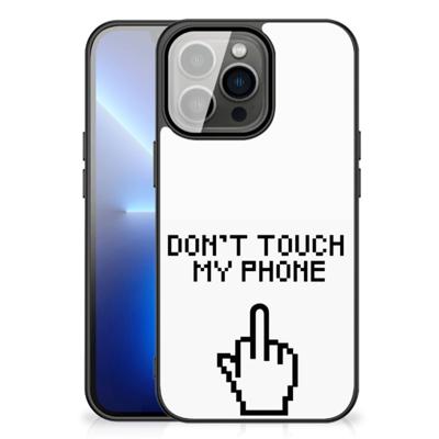 iPhone 13 Pro Max | Telefoon Hoesje | Finger Don&apos;t Touch My Phone