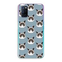 It's a Purrr Case: Oppo A72 Transparant Hoesje