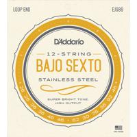 D'Addario EJS86 Stainless Steel Snaren voor Bajo Sexto (26-46) D'Addario EJS86 Stainless Steel Snaren voor Bajo Sexto (26-46)