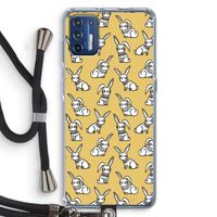 Haas: Motorola Moto G9 Plus Transparant Hoesje met koord