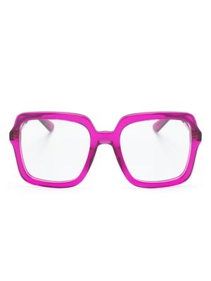 Gucci Eyewear lunettes de vue à monture carrée - Rose