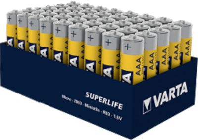 Varta Superlife R03 AAA batterijen 48 stuks