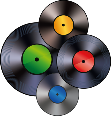 Recording vintage vinyl tapijt