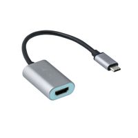 i-tec Metal C31METALHDMI60HZ video kabel adapter 0,15 m USB Type-C HDMI Grijs, Turkoois - thumbnail
