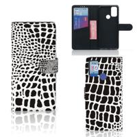 Alcatel 1S (2021) | Telefoonhoesje | Met pasjeshouder | Slangenprint