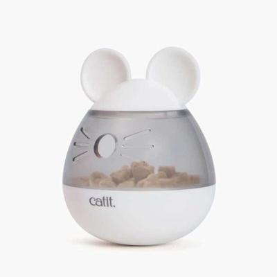 Kattensnoepjesdispenser - CATIT - PIXI - Muizenorenontwerp - Wit