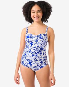 HEMA Damesbadpak Control Blauw (blauw)