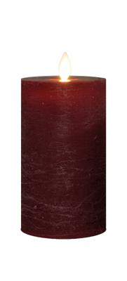 Stompkaars-USB wax 12,5x7,5 cm bordeaux - Annas collection