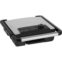 Princess 01.112425.01.001 Elektrisch Paninigrill Anti-aanbaklaag, Controlelampje, Inklapbaar Zwart