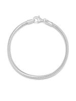 Nialaya Jewelry bracelet en chaîne ronde - Argent - thumbnail