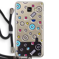 8-bit N°9: Samsung Galaxy A5 (2016) Transparant Hoesje met koord