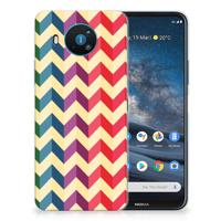Nokia 8.3 | TPU bumper | Zigzag Multi Color