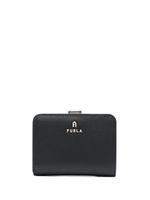 Furla portefeuille en cuir à logo - Noir