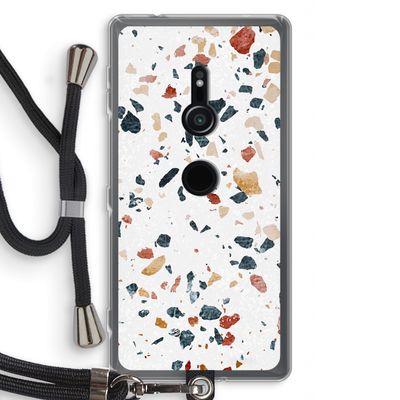 Terrazzo N°4: Sony Xperia XZ2 Transparant Hoesje met koord