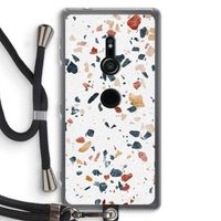 Terrazzo N°4: Sony Xperia XZ2 Transparant Hoesje met koord