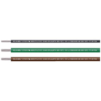 HELU 60502-305 Enkele ader UL-CSA 1 x 1.31 mm² Blauw 305 m