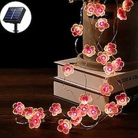 solar kersenbloesem lichtslingers 4m 40led outdoor waterdichte tuin kerstverlichting kerst bruiloft feest patio vakantie balkon woondecoratie 8 modus verlichting Lightinthebox - thumbnail