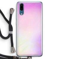 Flow mist pastel: Huawei P20 Transparant Hoesje met koord