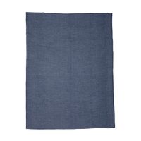 Scheerwollen deken, blauw Maat: 140 x 200 cm