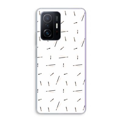 Hipster stripes: Xiaomi 11T Pro Transparant Hoesje