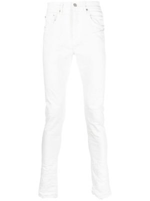 Purple Brand jean skinny à patch logo - Blanc