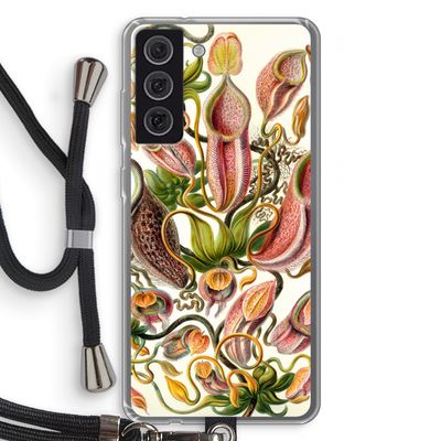 Haeckel Nepenthaceae: Samsung Galaxy S21 FE Transparant Hoesje met koord