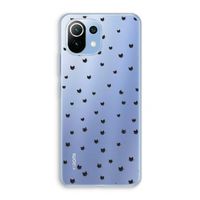 Kleine kattenkopjes: Xiaomi Mi 11 Lite Transparant Hoesje