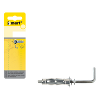 pgb-Europe SMART | Metaal hollewandplug + L-haak M4x38 Zn SM0HWL001040038H