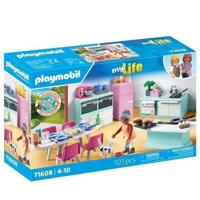 PLAYMOBIL - 71608 - Keuken met kookeiland