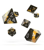 Oakie Doakie Dice RPG Set Enclave - Amber (7) - thumbnail