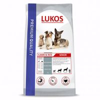 Lukos Senior met lam & rijst - premium hondenvoer 2 x 12 kg