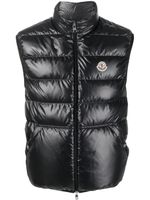 Moncler gilet Aube zippé à design matelassé - Noir