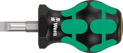 Wera Schroevendraaier | snedebreedte 6,5 mm | klinglengte 24,5 mm 2-componentengreep | ronde kling | 1 stuk - 05008843001 - 05008843001