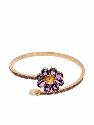 Dolce & Gabbana bracelet Spring en or jaune 18ct serti d'améthyste et de citrine