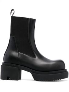 Rick Owens bottines Beatle Bogun en cuir 75 mm - Noir