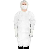 Antistat 600-5003E Antistatische wegwerplaboratoriumkittel Maat: L Wit