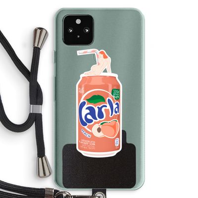 S(peach)less: Pixel 5a 5G Transparant Hoesje met koord