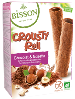 Crousty roll choco hazelnoot bio 125 Gram