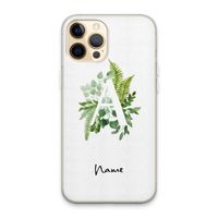 Green Brush: iPhone 13 Pro Max Transparant Hoesje Green Brush: iPhone 13 Pro Max Transparant Hoesje