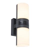 Buitenlamp Cyra 80 graden zwart IP54 3000k 24 cm - thumbnail