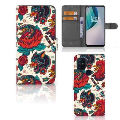 Telefoonhoesje met foto voor OnePlus Nord N10 Old Skool | Portemonnee hoesje