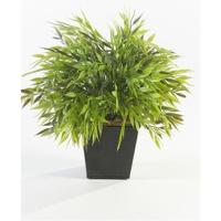 Kunstplant Bamboe Bambuseae - 25x - groen - 25 cm - in pot