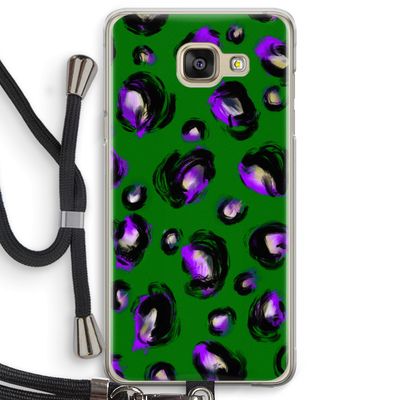 Green Cheetah: Samsung Galaxy A5 (2016) Transparant Hoesje met koord