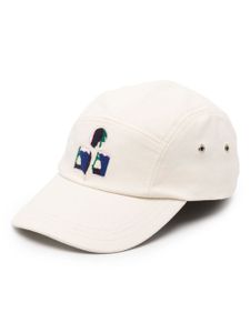 ISABEL MARANT casquette en coton à logo brodé - Tons neutres