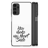 Samsung Galaxy A13 4G | Telefoon Hoesje | met tekst Heart Smile