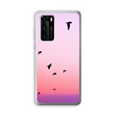 Fly away: Huawei P40 Transparant Hoesje