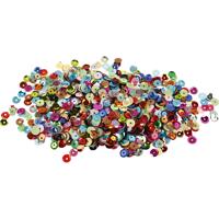 Creativ Company Pailletten, rond, afm 6 mm, 100 gr/ 1 doos